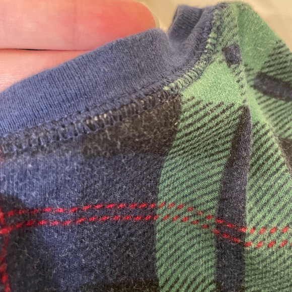 Old Navy Unisex Kids Pajama Set Plaid Snug Fit Size S (6) - Picture 3 of 4
